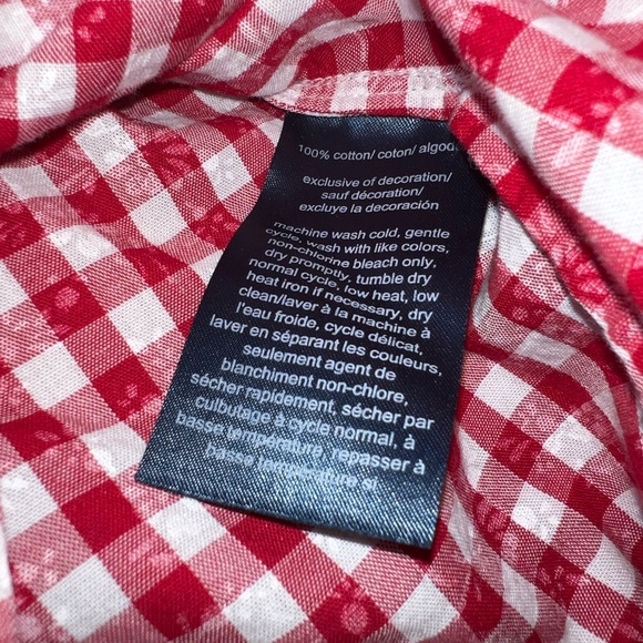 Floral Gingham Button Up - Picture 5 of 8